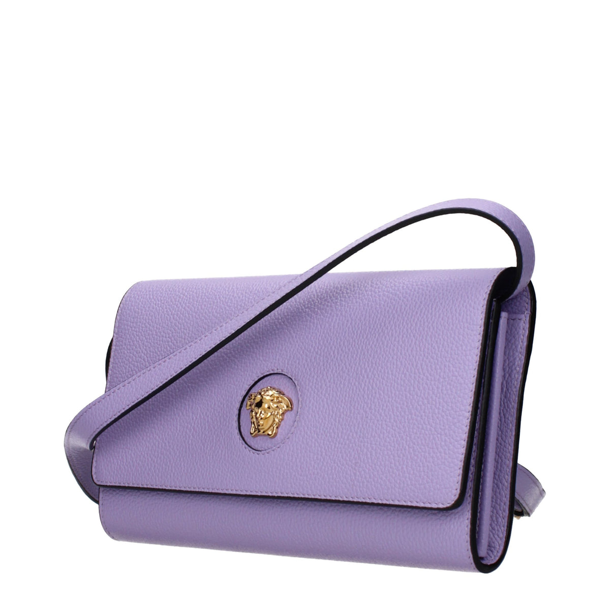 Versace Violette Leder-Clutch