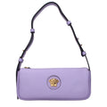 Versace Schultertasche aus violettem Leder