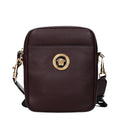 Versace Lila Leder Crossbody Tasche