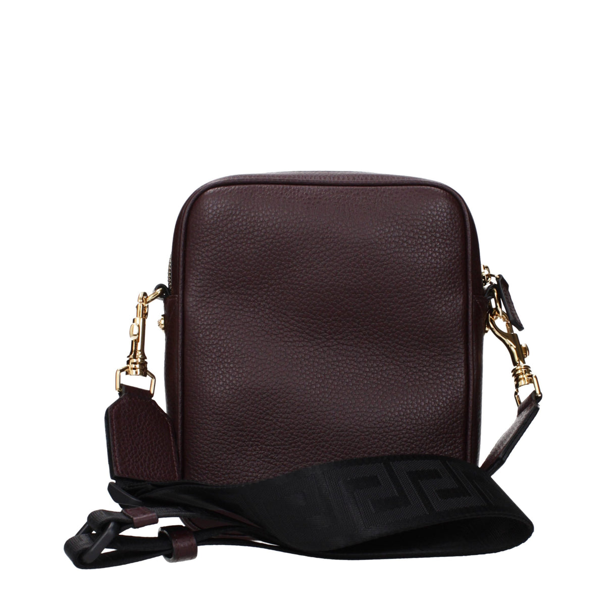 Versace Lila Leder Crossbody Tasche