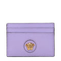 Versace Kartenetui aus violettem Leder