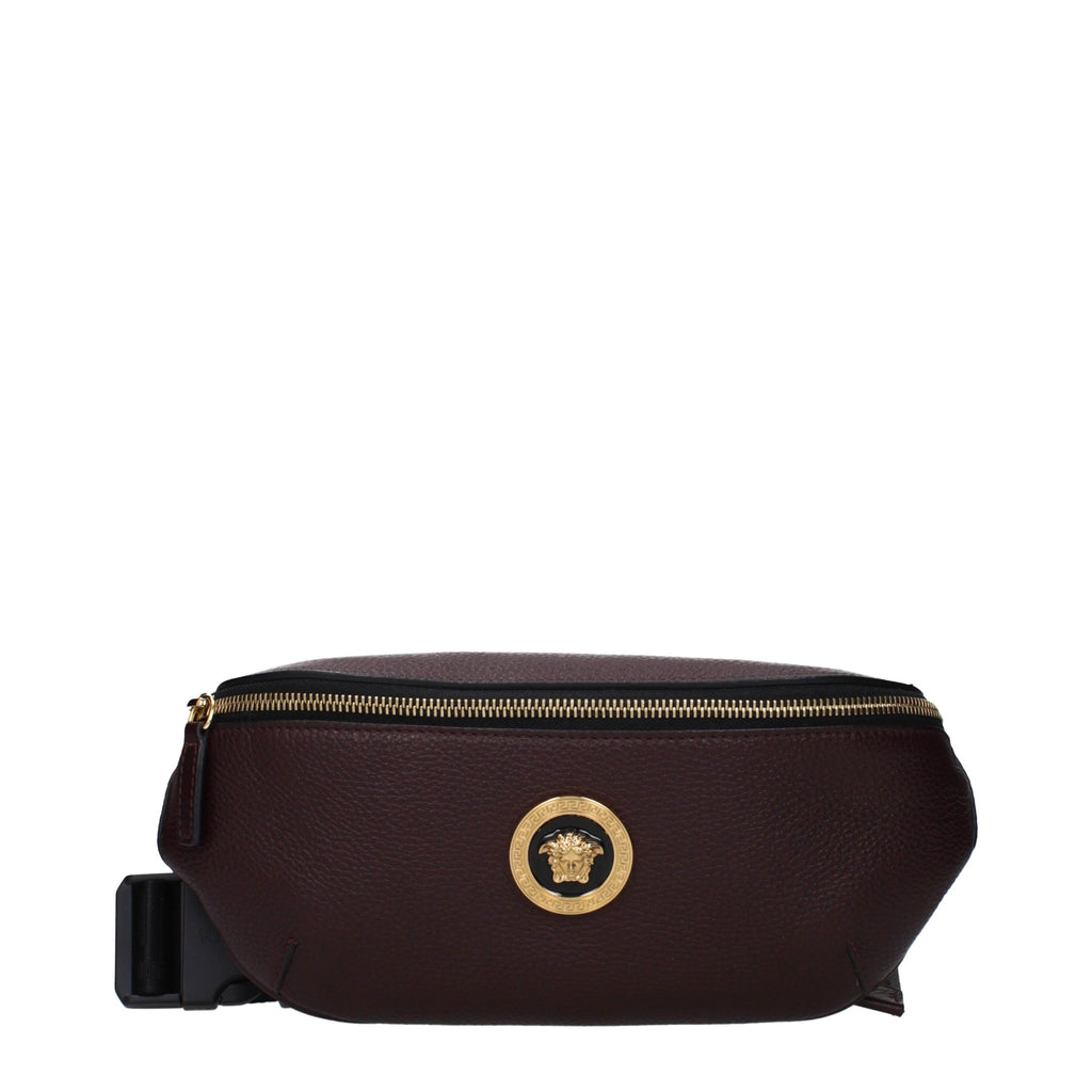 Versace Lila Lederrucksack