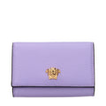 Versace Violette Ledergeldbörse