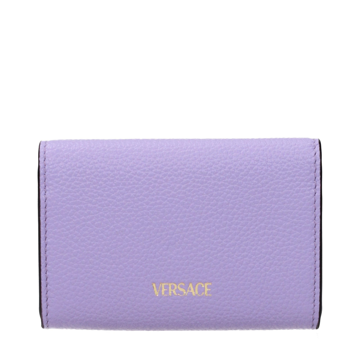 Versace Violette Ledergeldbörse