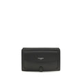 Dolce & Gabbana Schwarze Bos Taurus Kalbsleder Schultertasche