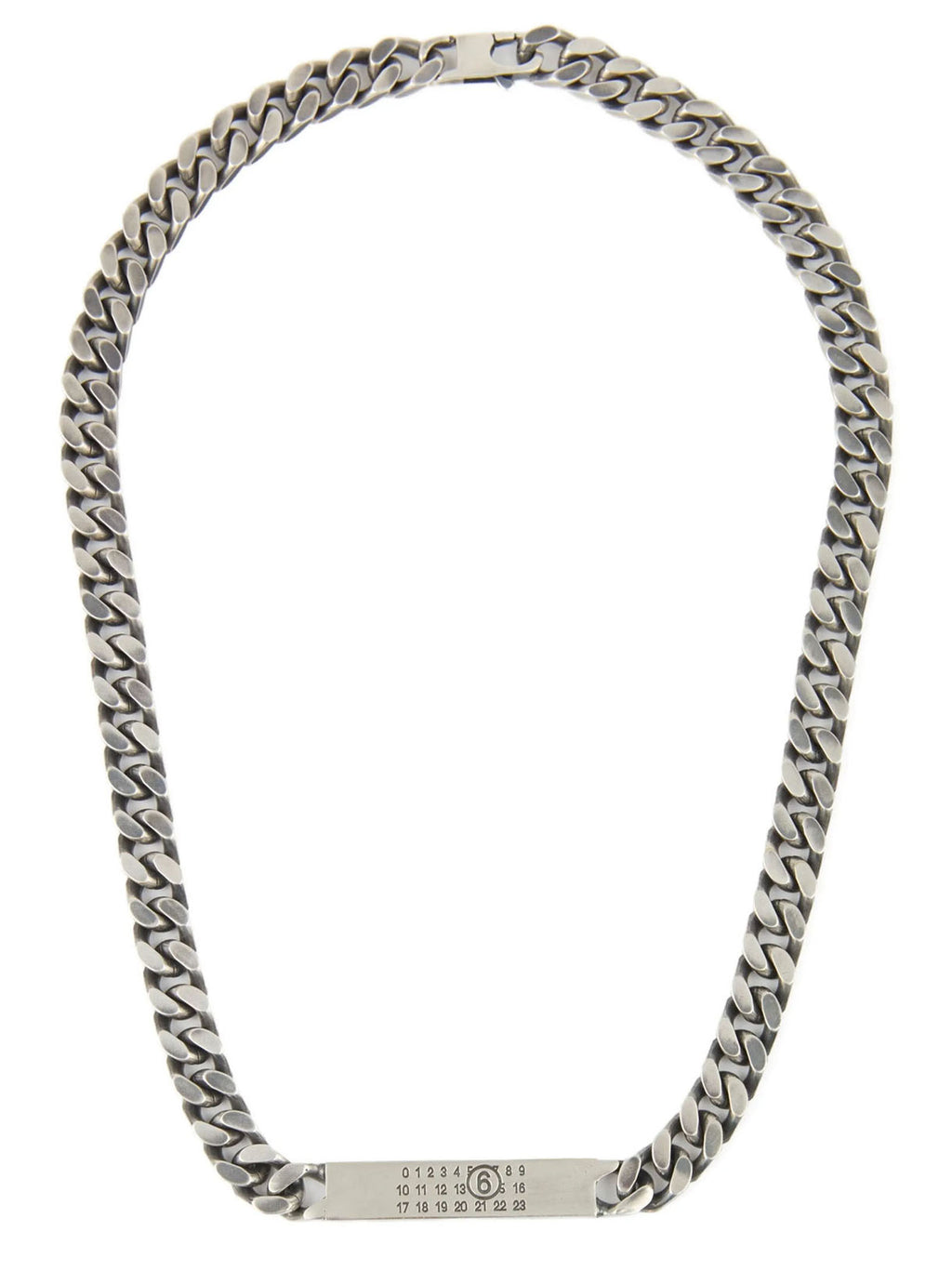 MM6 Maison Margiela Halskette aus Silbermessing