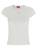 Diesel Weißes Baumwoll-T-Shirt