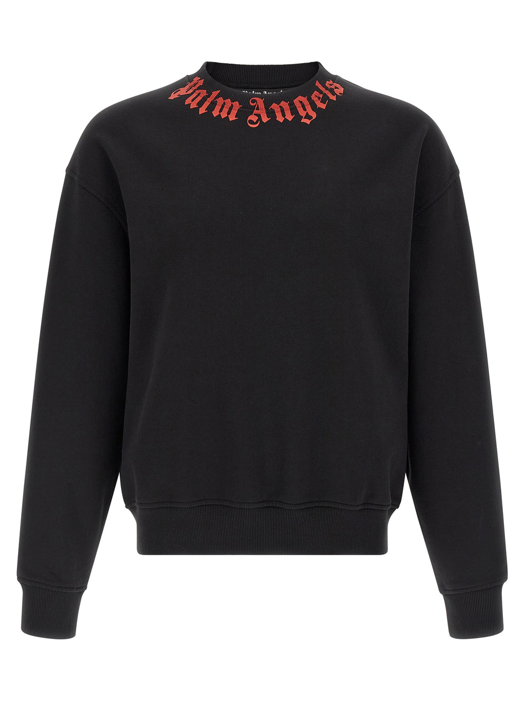 Palm Angels Schwarzer Baumwoll-Sweatshirt