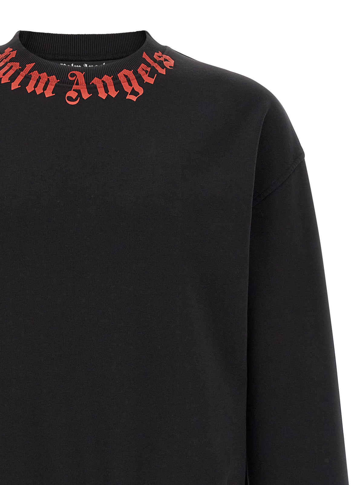 Palm Angels Schwarzer Baumwoll-Sweatshirt