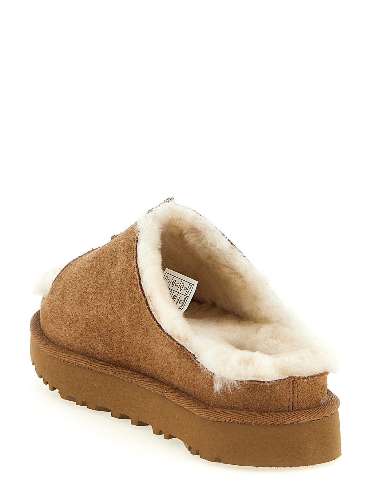 UGG Braune Leder-Slipper