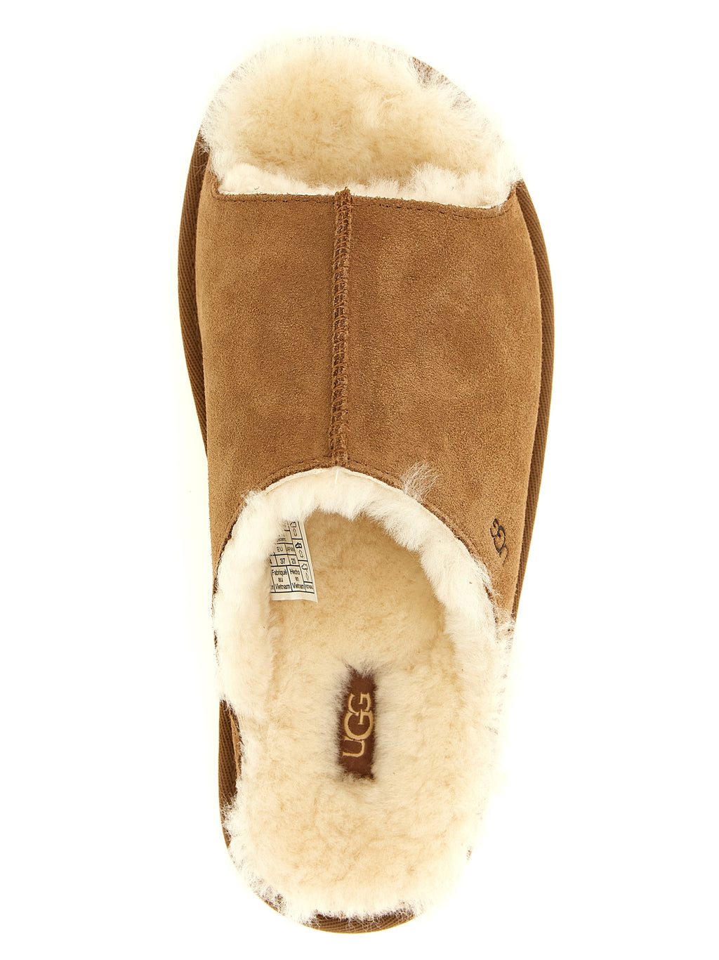 UGG Braune Leder-Slipper