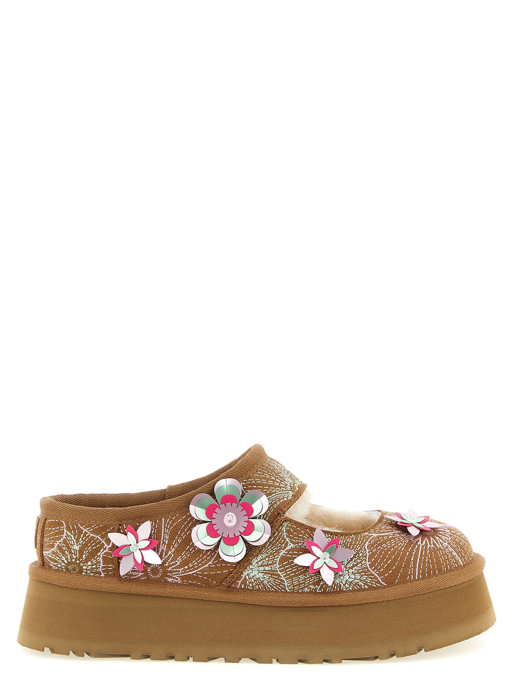 UGG Mehrfarbige Leder-Ballerinas