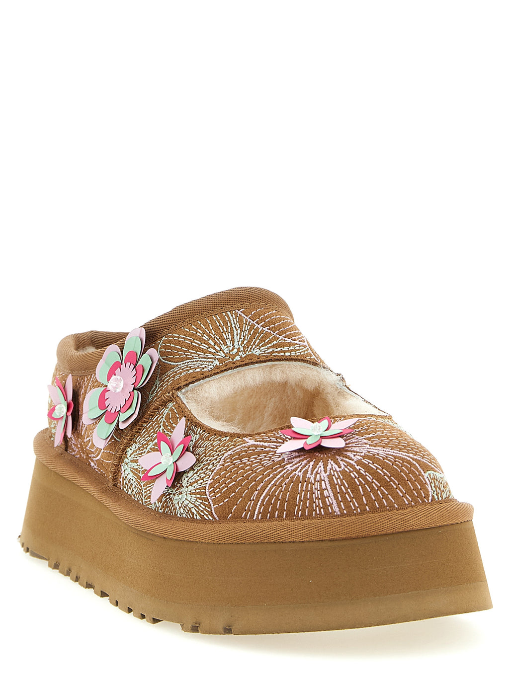 UGG Mehrfarbige Leder-Ballerinas