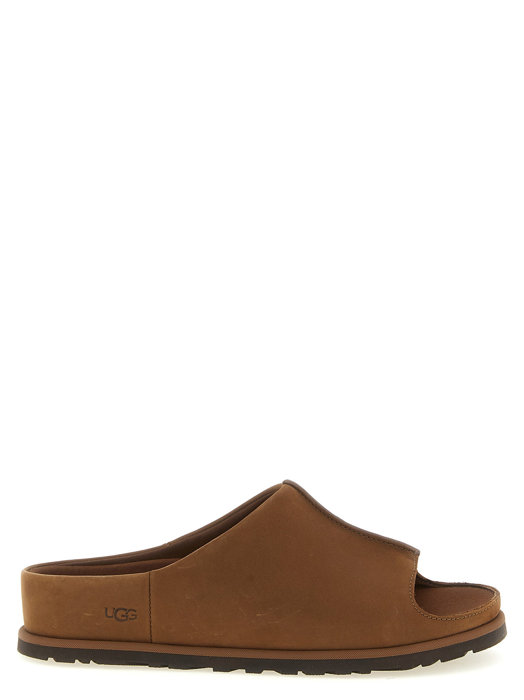 UGG Braune Leder-Slipper