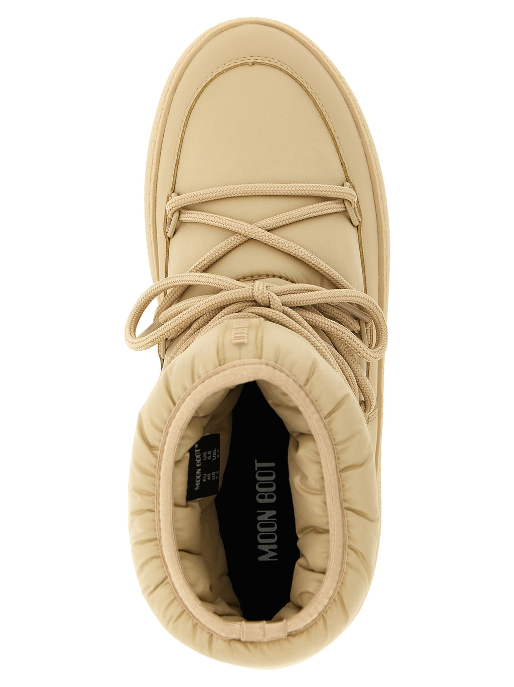 Moon Boot Beige Polyamid-Stiefeletten