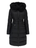 Moncler Schwarzer Polyamid-Mantel