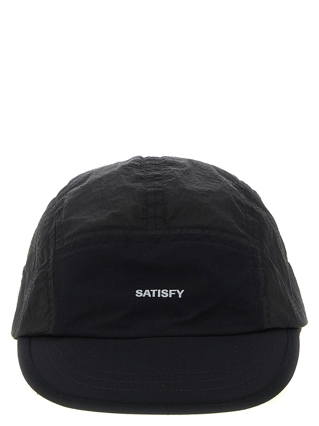SATISFY Schwarze Polyamid-Kappe (Baseball Cap)