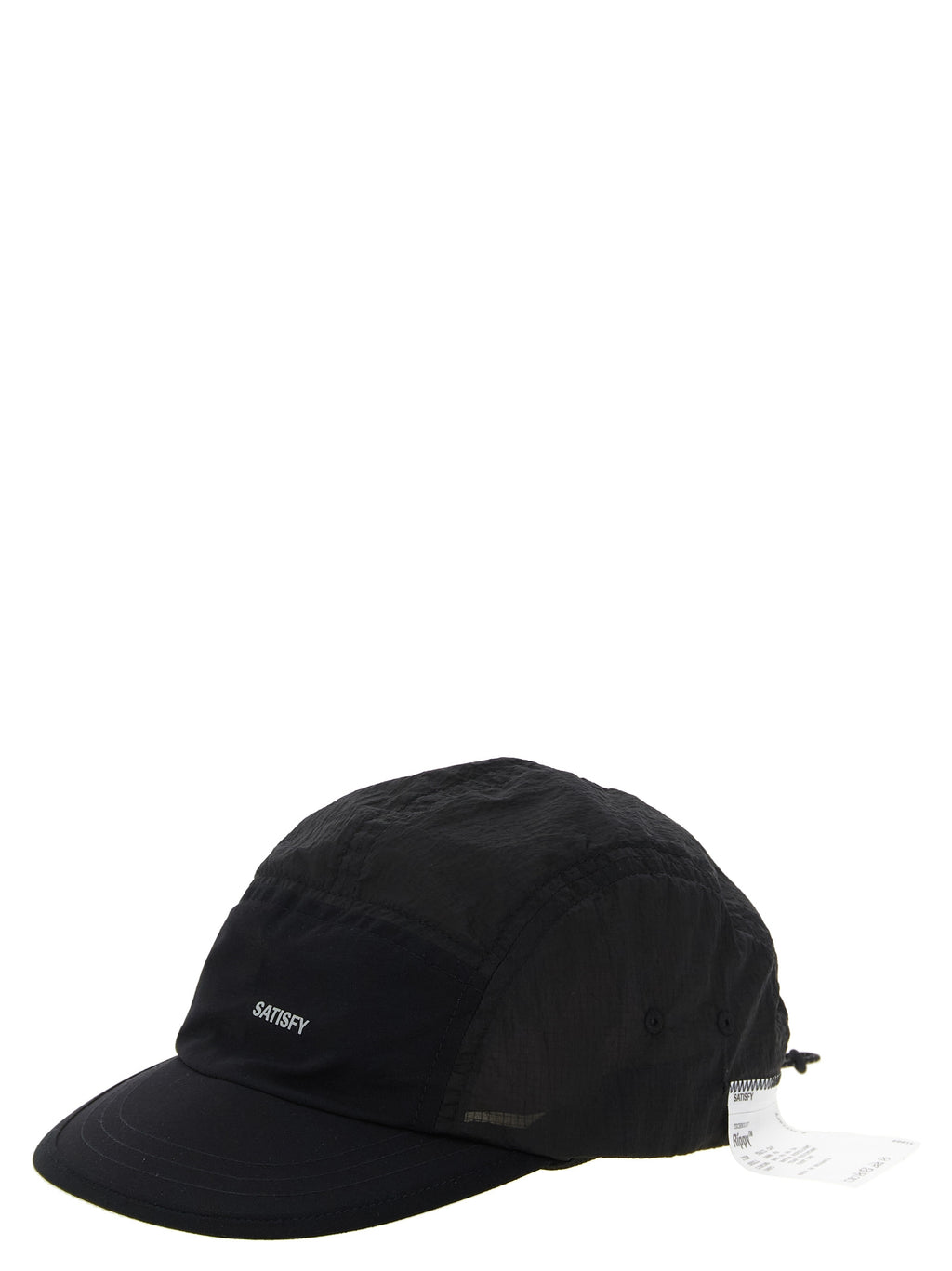 SATISFY Schwarze Polyamid-Kappe (Baseball Cap)