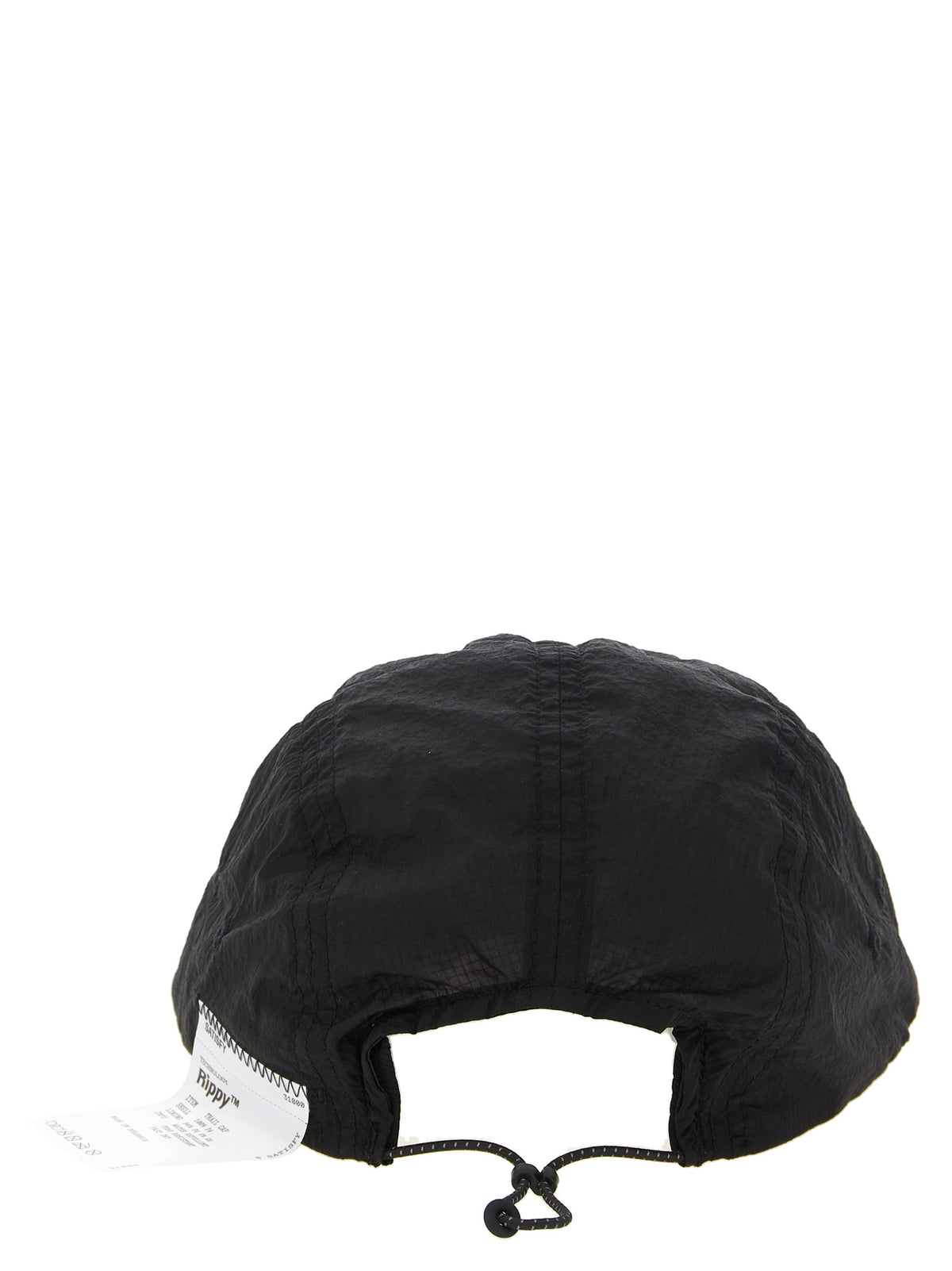 SATISFY Schwarze Polyamid-Kappe (Baseball Cap)