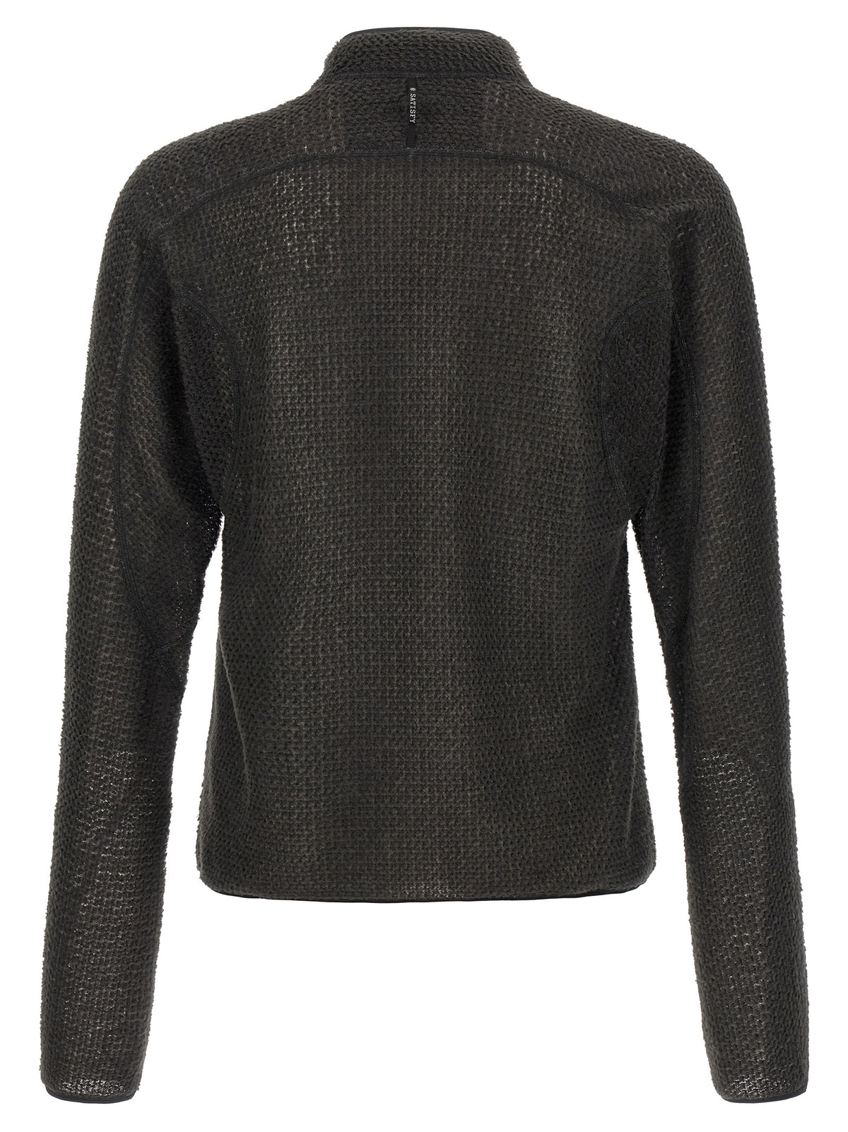SATISFY Schwarzer Polyester-Sweatshirt