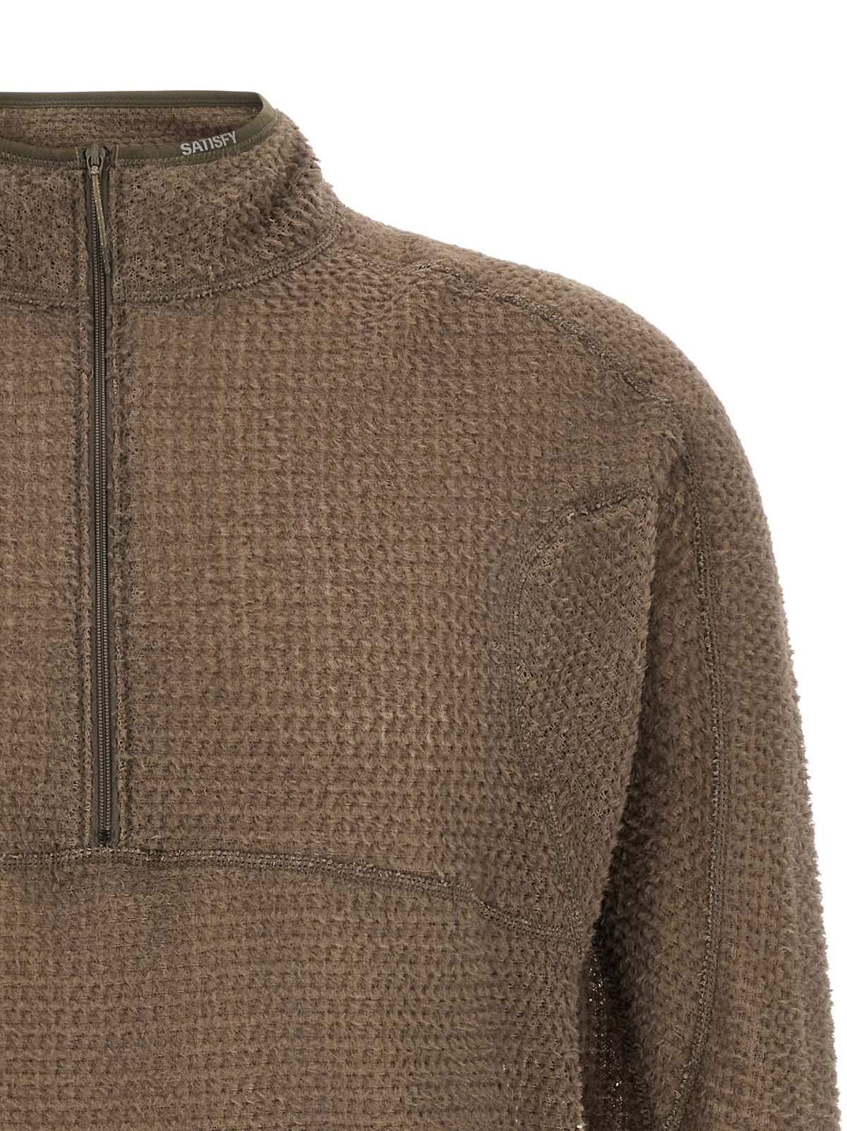 SATISFY Brauner Polyester-Pullover