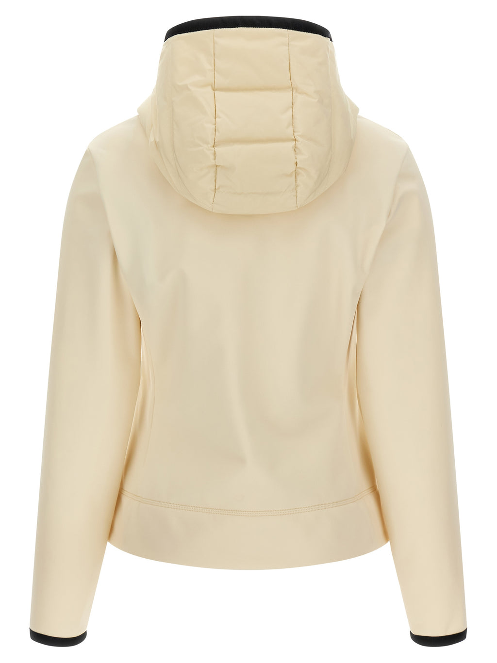 Moncler Grenoble Weiße Strickjacke aus Polyamid