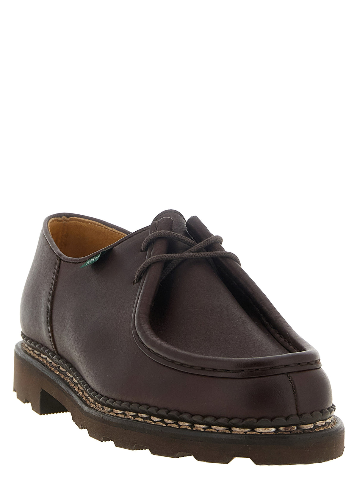 PARABOOT Braune Kalbsleder Oxford- und Derby-Schuhe