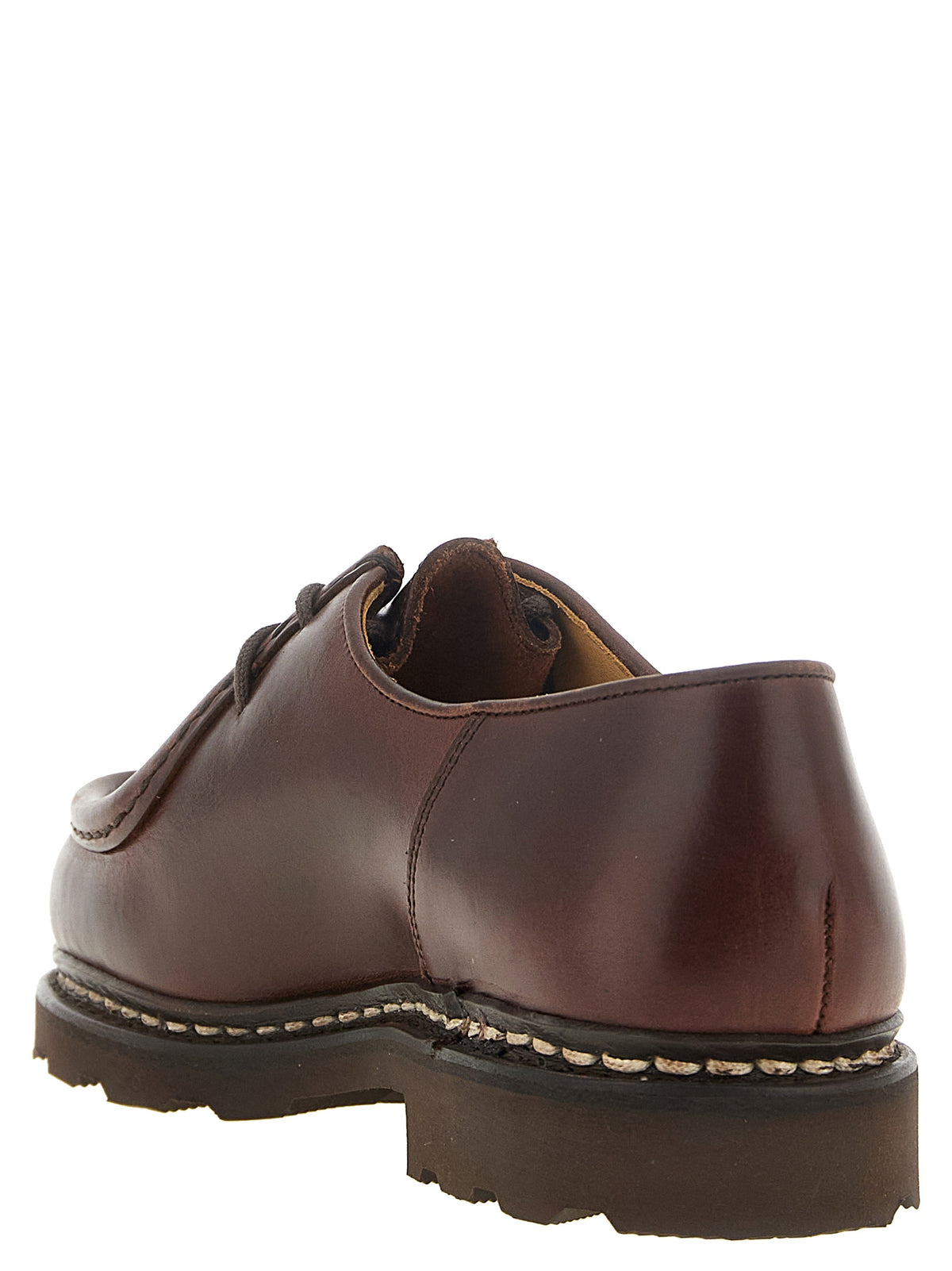 PARABOOT Braune Kalbsleder Oxford- und Derby-Schuhe