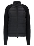 Moncler Grenoble Schwarzer Cardigan aus Polyamid