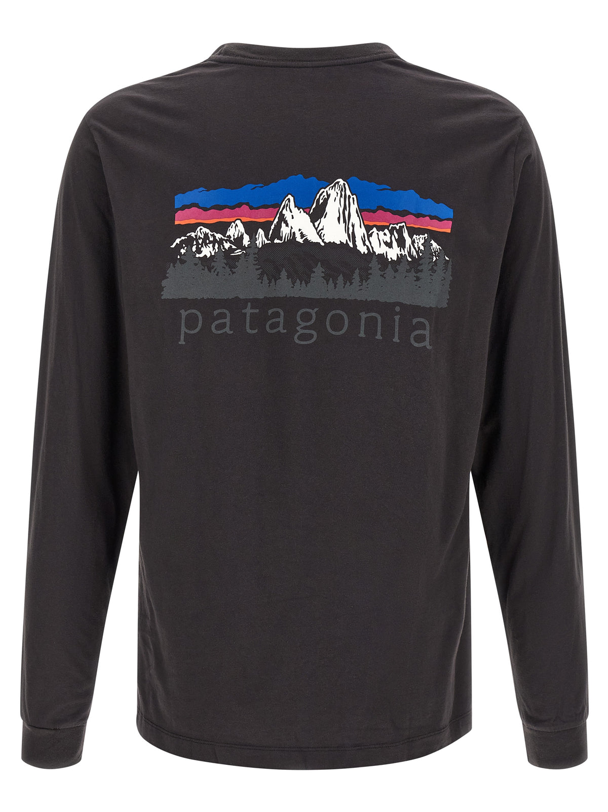 PATAGONIA Schwarzes Baumwoll-T-Shirt