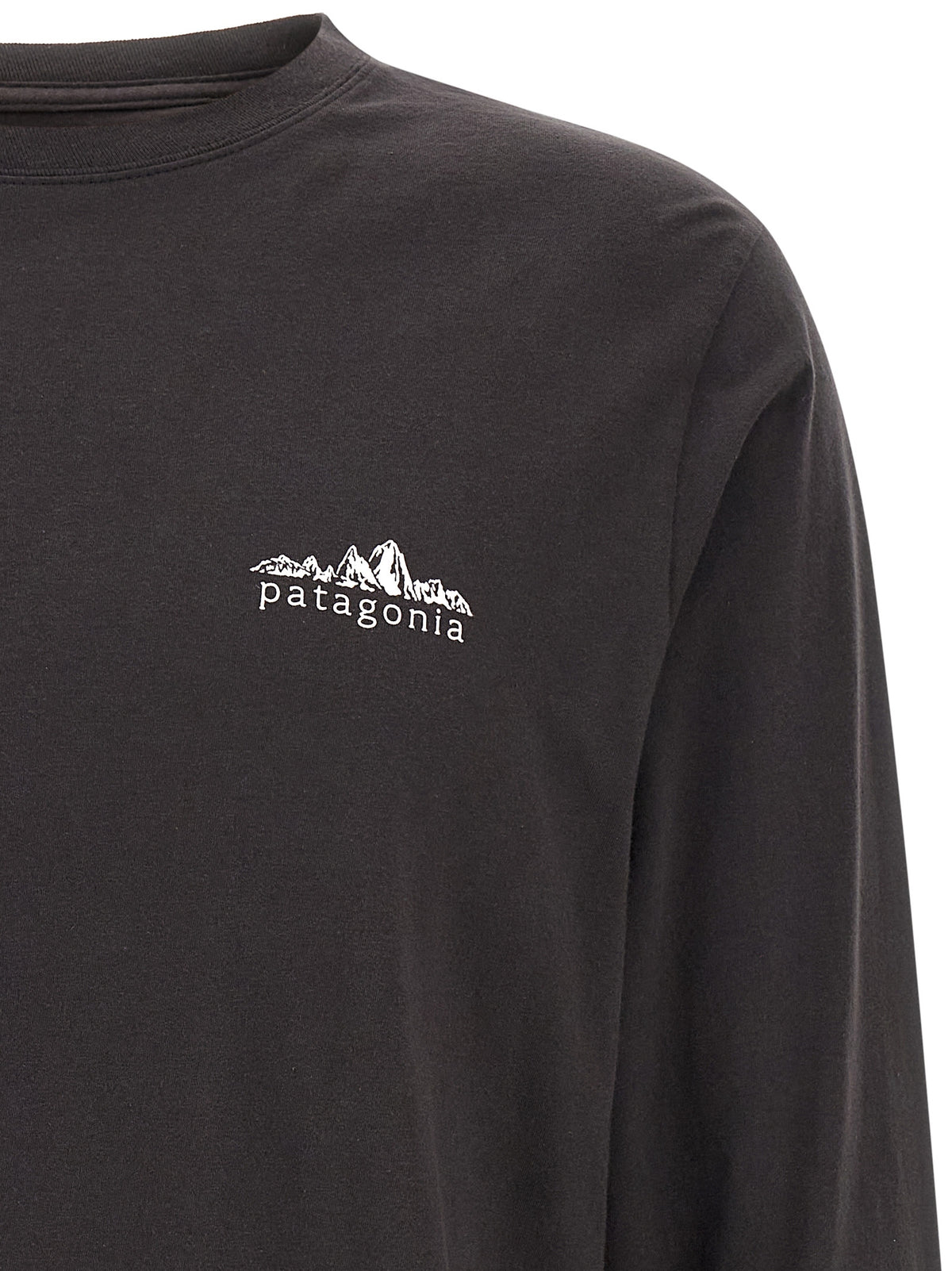 PATAGONIA Schwarzes Baumwoll-T-Shirt