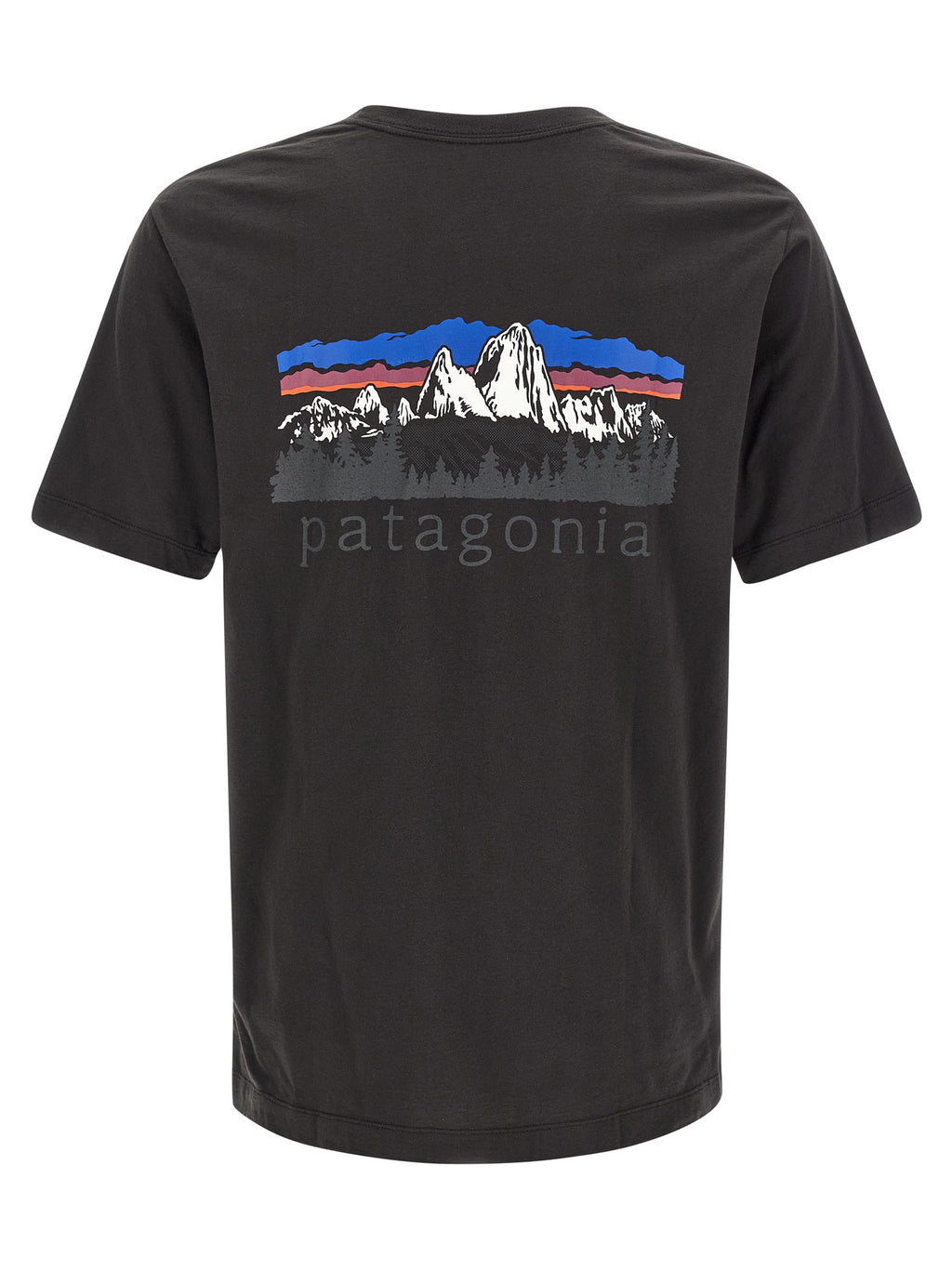 PATAGONIA Schwarzes Baumwoll-T-Shirt