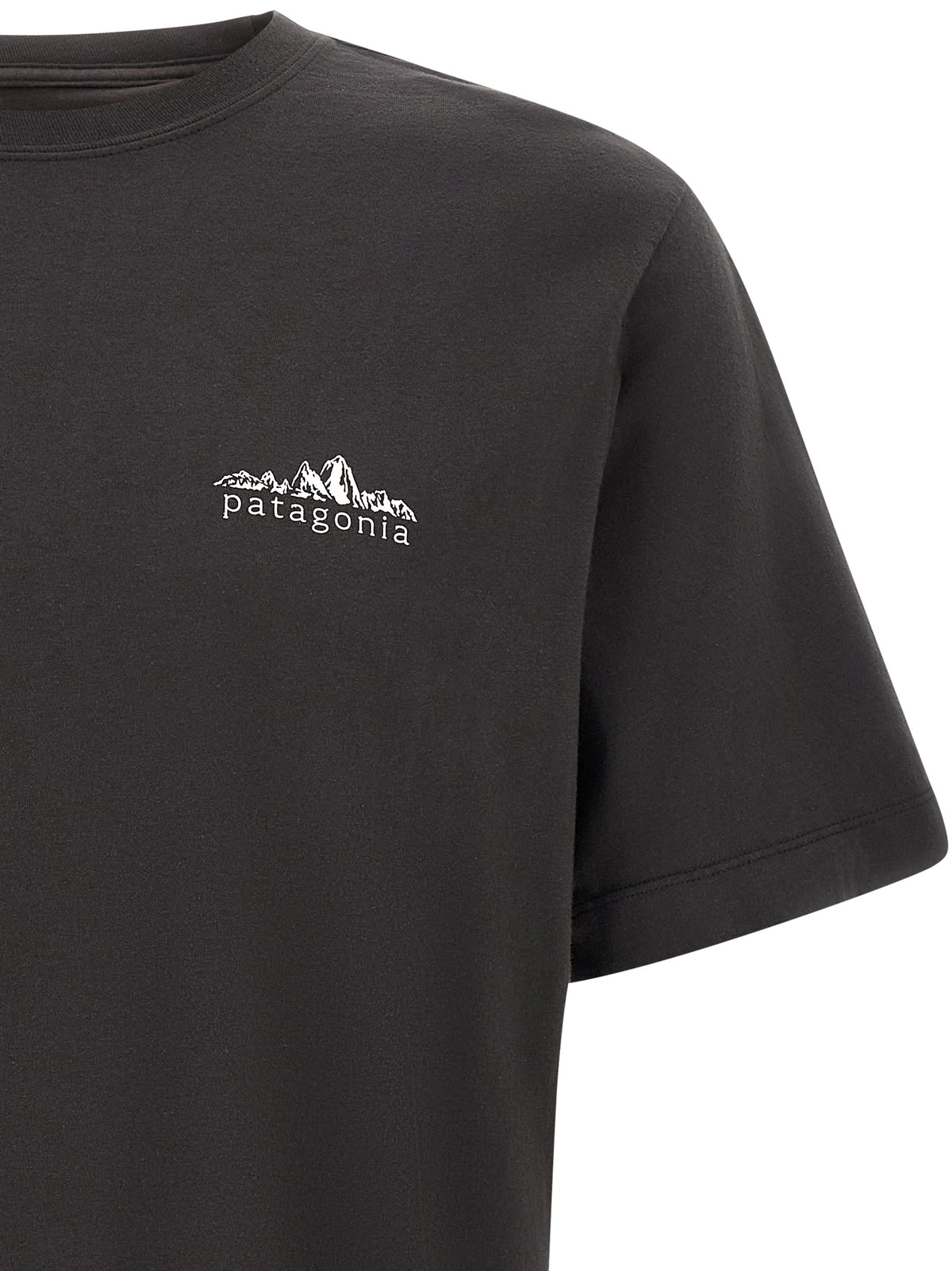 PATAGONIA Schwarzes Baumwoll-T-Shirt
