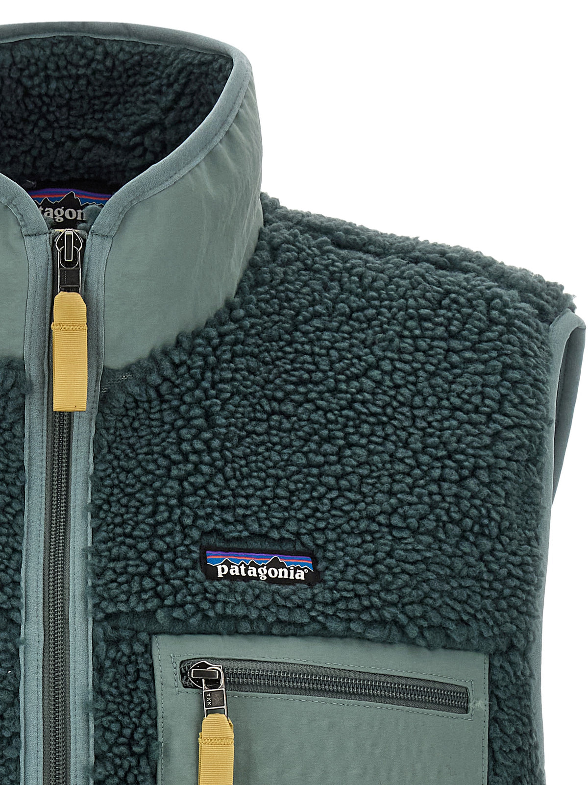 PATAGONIA Ärmellose blaue Jacke aus Polyester
