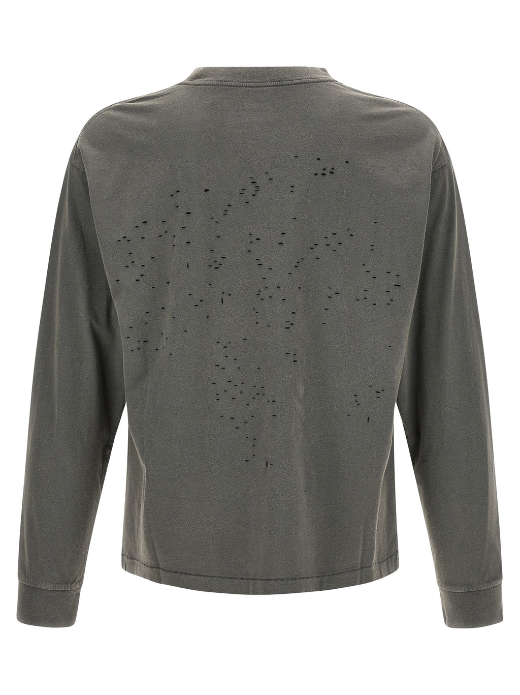 SATISFY Graues Baumwoll-T-Shirt