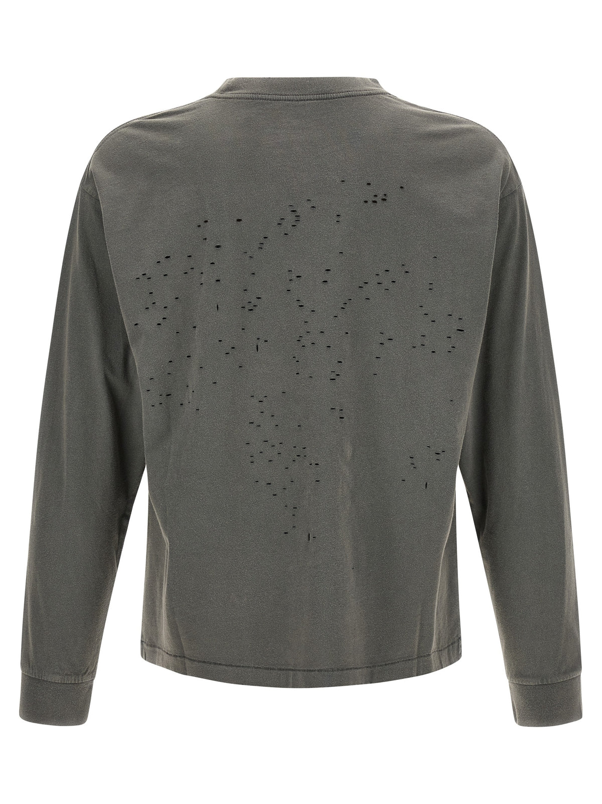 SATISFY Graues Baumwoll-T-Shirt