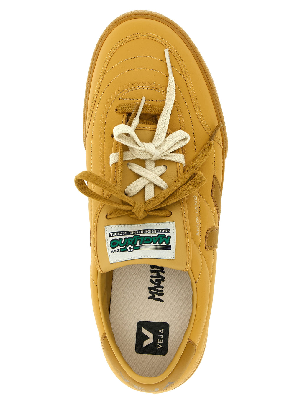 Veja Beige Kalbsleder Sneaker