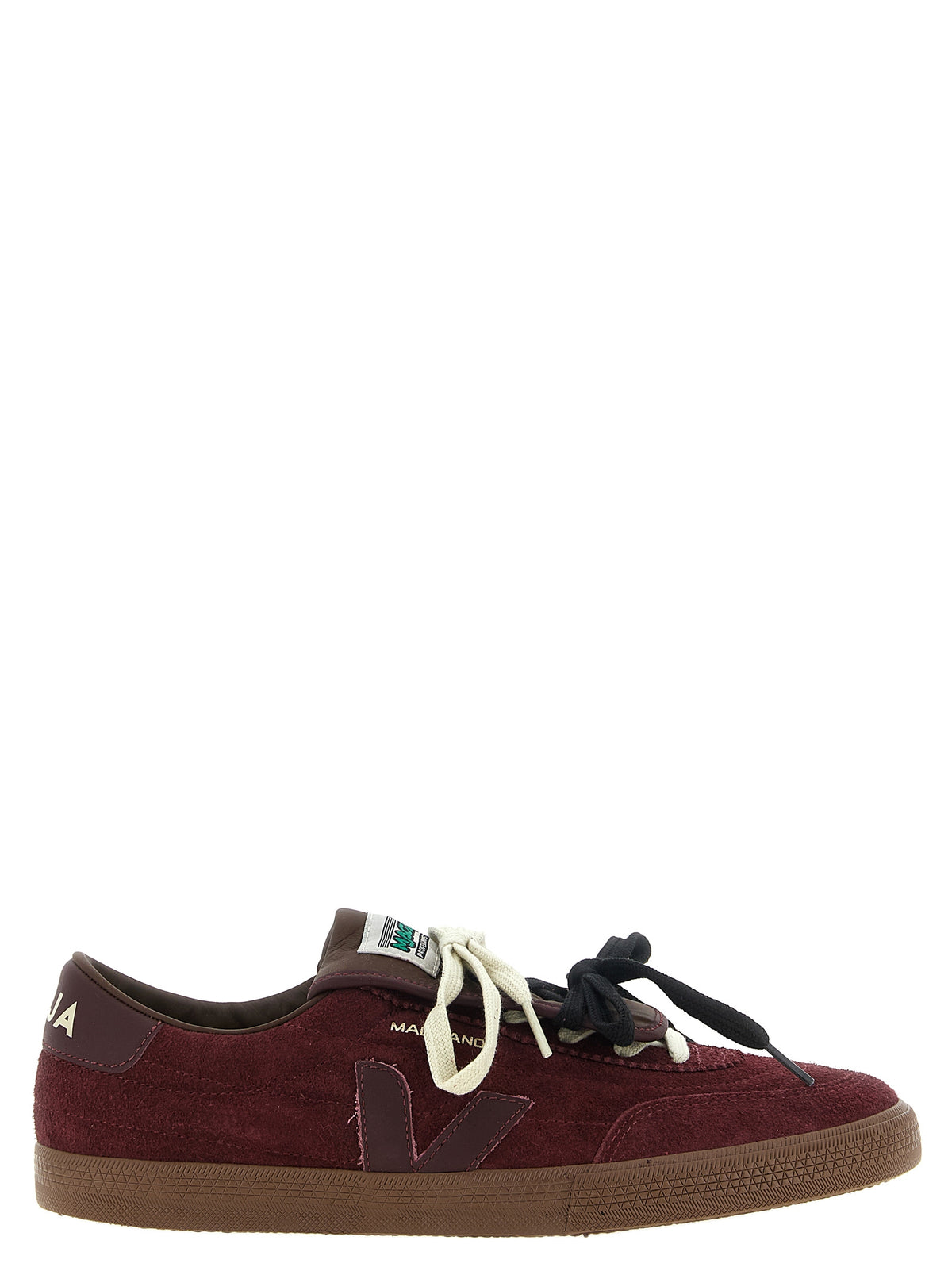 Veja Sneakers aus bordeauxrotem Kalbsleder
