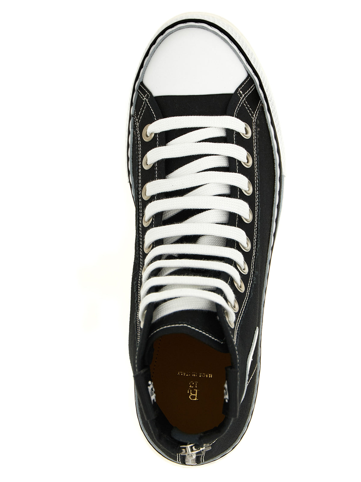 R13 Bicolor Calfskin Plateau-Sneakers