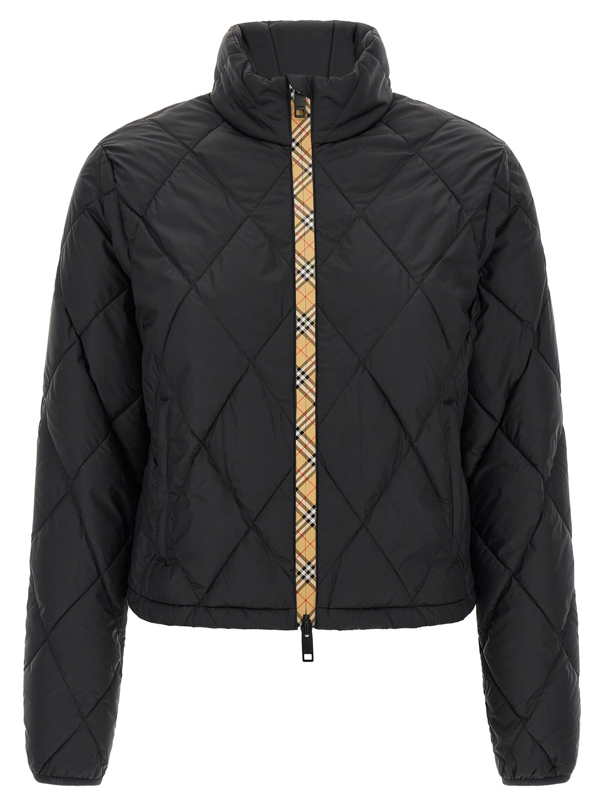 Burberry Schwarze Polyamid-Shell-Jacke