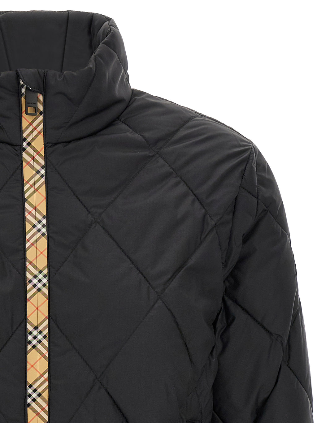 Burberry Schwarze Polyamid-Shell-Jacke