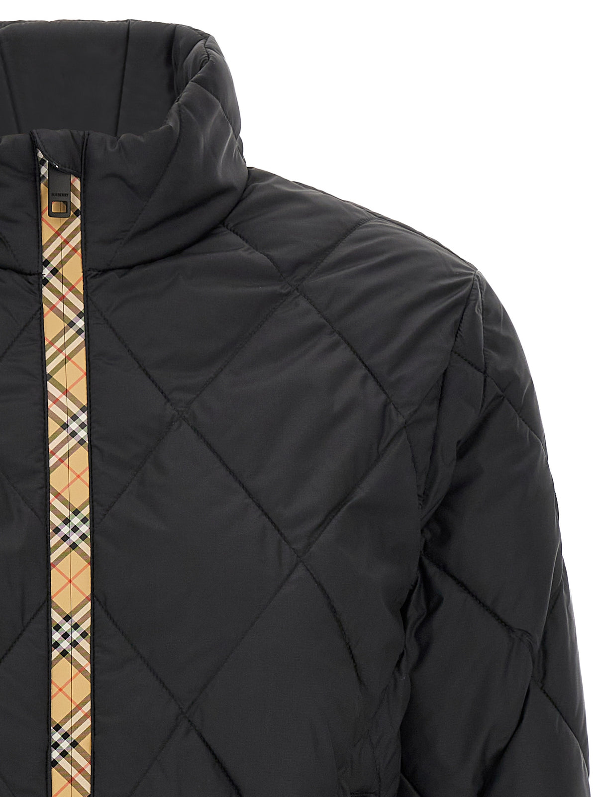 Burberry Schwarze Polyamid-Shell-Jacke