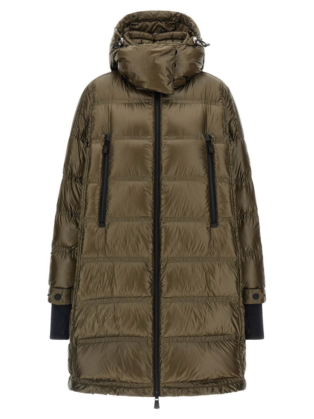 Moncler Grenoble Zweifarbiger Polyamid-Mantel