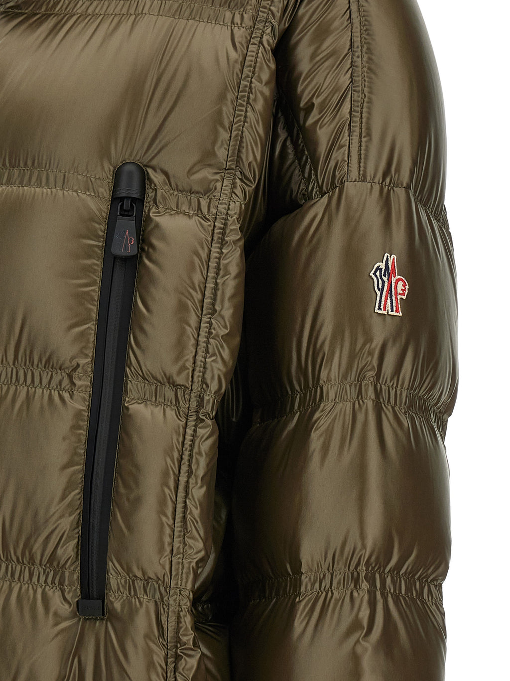 Moncler Grenoble Zweifarbiger Polyamid-Mantel