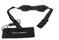 Dolce & Gabbana Black Polka Dot Men's Necktie Bow Tie 100% Silk Bowtie