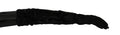 Dolce & Gabbana Black Elbow-Length Suede Mittens