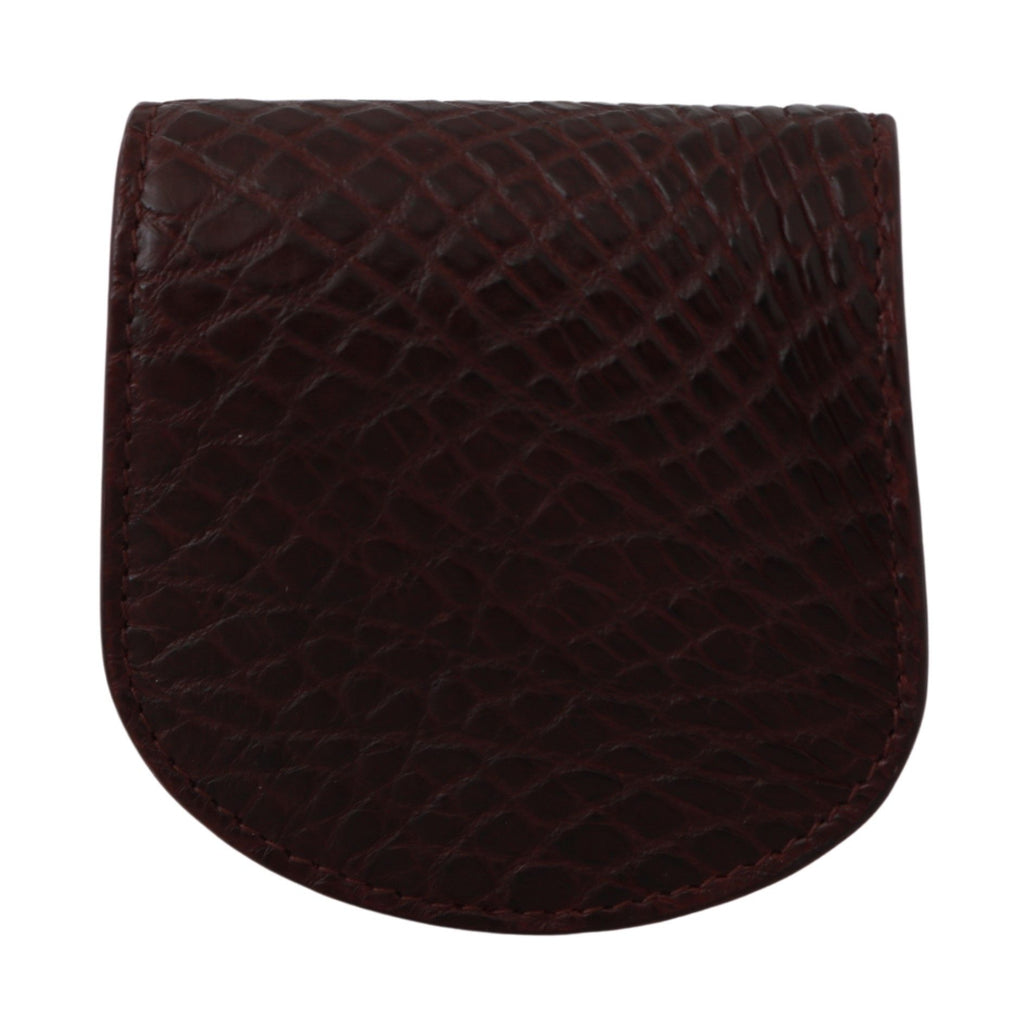 Dolce & Gabbana Brown Exotic Skin Condom Holder Keychain
