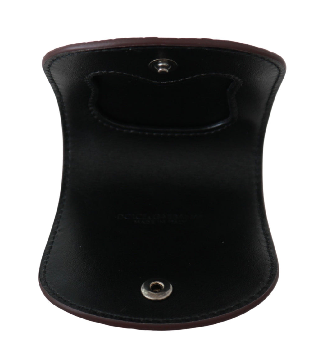 Dolce & Gabbana Brown Exotic Skin Condom Holder Keychain