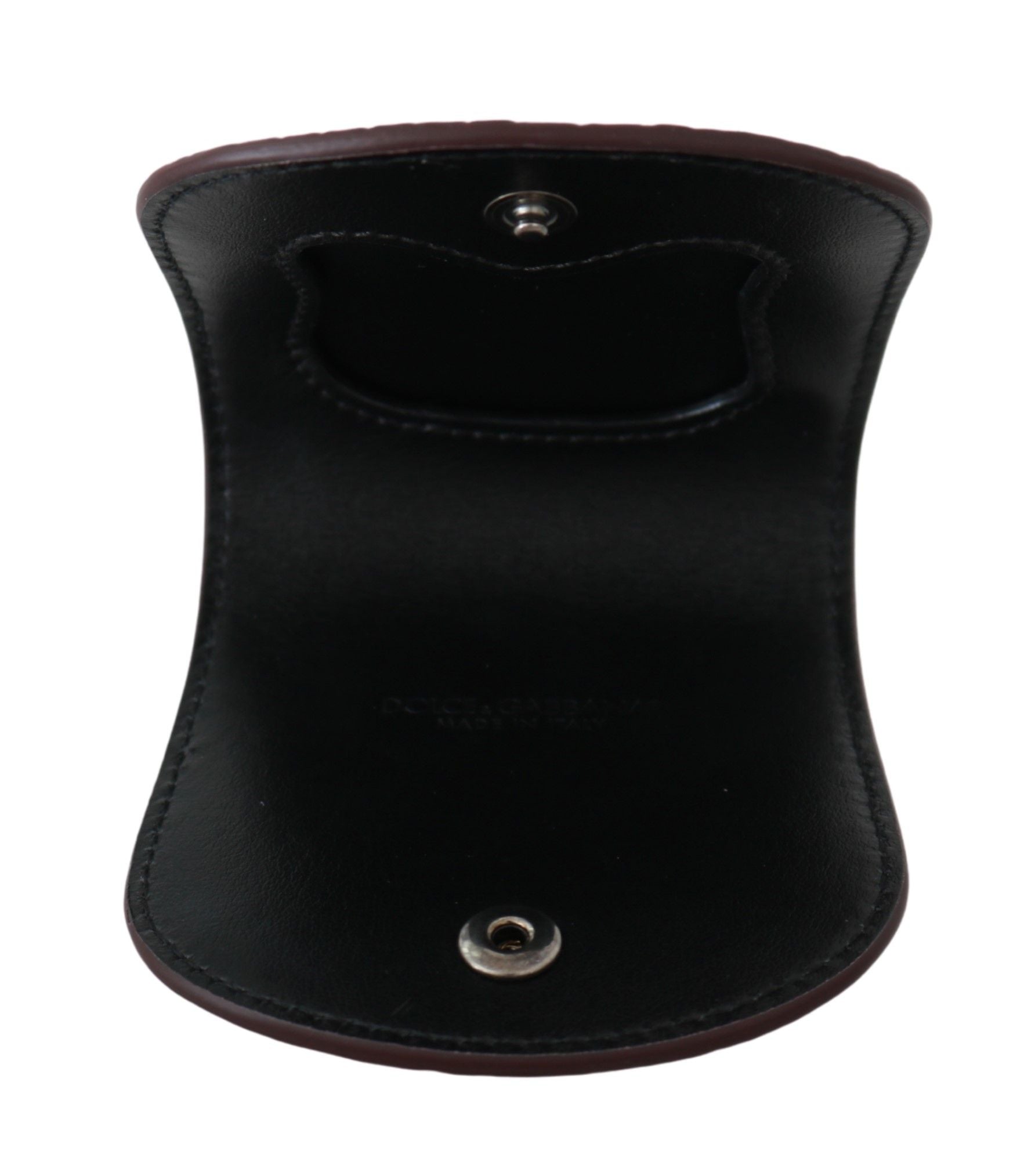 Dolce & Gabbana Brown Exotic Skin Condom Holder Keychain