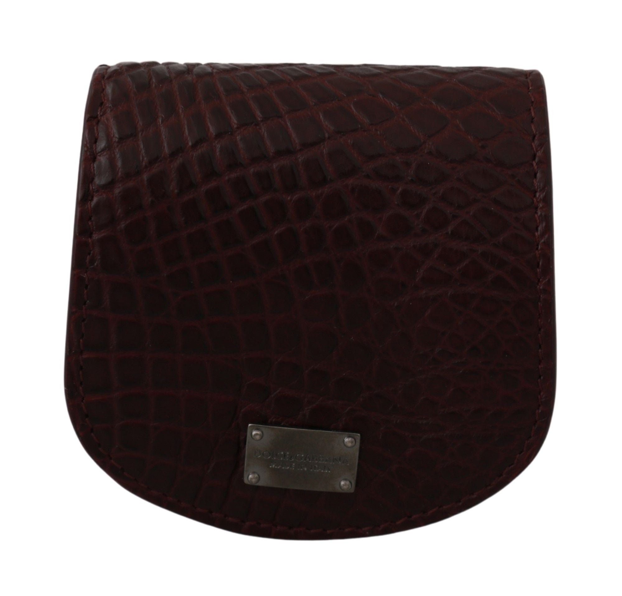 Dolce & Gabbana Brown Exotic Skin Condom Holder Keychain